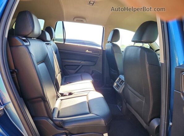 1V2LR2CA3KC589418 2019 VOLKSWAGEN ATLAS Blue Սալոնի հետևի տեսք