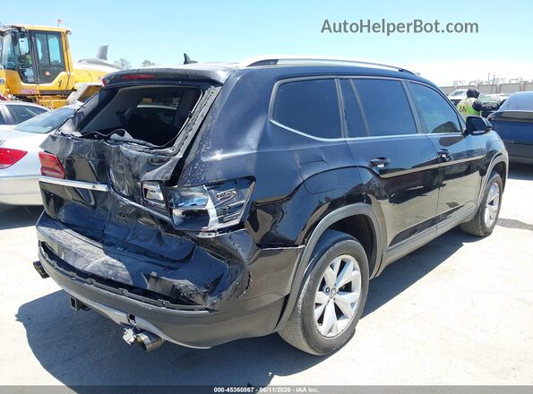 1V2LR2CA6JC523153 2018 VOLKSWAGEN ATLAS Black Հետևի աջ