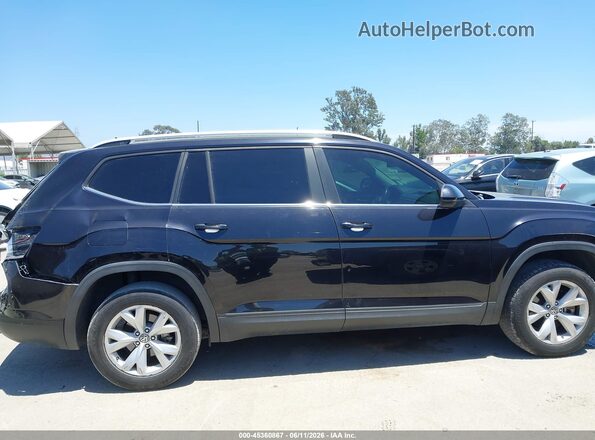1V2LR2CA6JC523153 2018 VOLKSWAGEN ATLAS Black Սալոնի հետևի տեսք