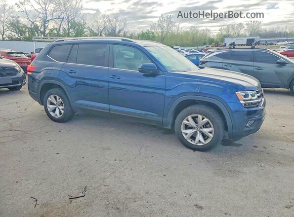 1V2LR2CA6JC584440 2018 VOLKSWAGEN ATLAS Blue 