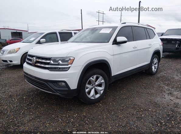 1V2LR2CA6KC533635 2019 VOLKSWAGEN ATLAS Белый Передняя левая четверть