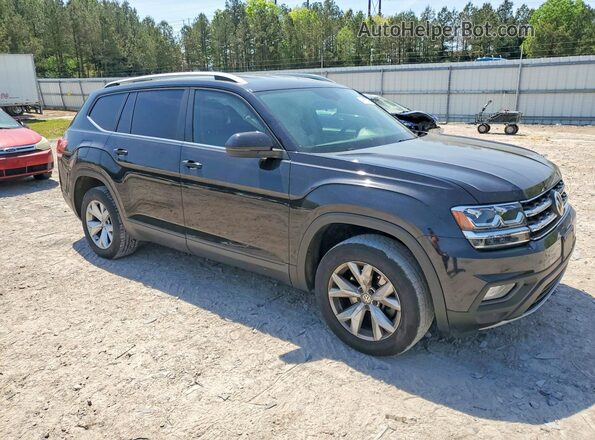 1V2LR2CA6KC563413 2019 VOLKSWAGEN ATLAS Black Przód prawy