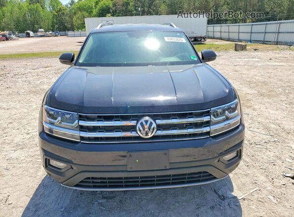 1V2LR2CA6KC563413 2019 VOLKSWAGEN ATLAS Black Widok z przodu