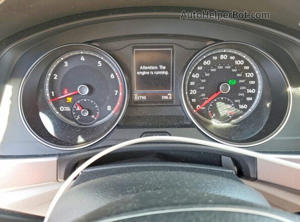 1V2LR2CA6KC563413 2019 VOLKSWAGEN ATLAS Black Widok zestawu wskaźników