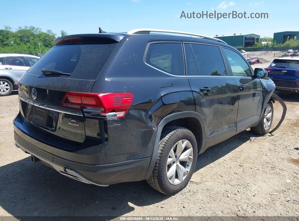 1V2LR2CA6KC611153 2019 VOLKSWAGEN ATLAS Черный Задняя правая четверть