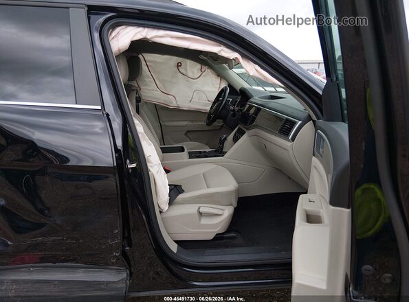 1V2LR2CA7JC519662 2018 VOLKSWAGEN ATLAS Black Vista interior delantera