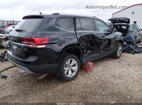 1V2LR2CA7JC519662 2018 VOLKSWAGEN ATLAS Black Trasero derecho