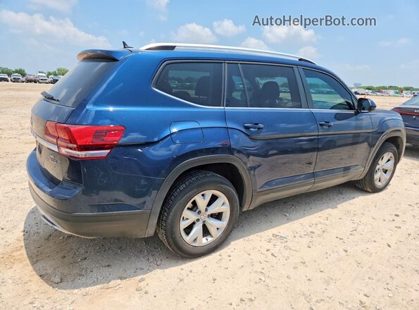 1V2LR2CA7JC538194 2018 VOLKSWAGEN ATLAS Blue Հետևի աջ