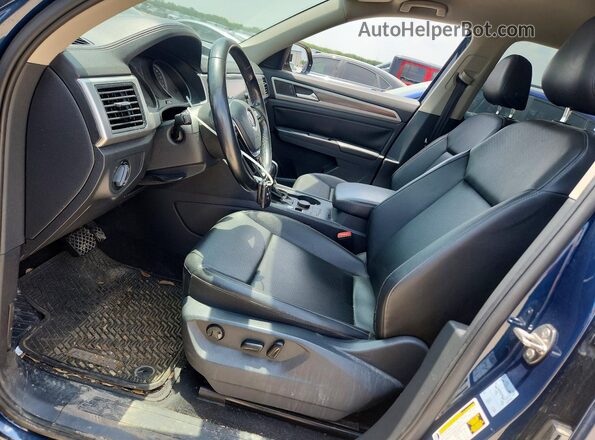 1V2LR2CA7JC538194 2018 VOLKSWAGEN ATLAS Blue Սալոնի դիմացի տեսք