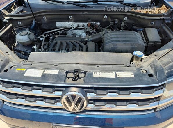 1V2LR2CA7JC538194 2018 VOLKSWAGEN ATLAS Blue Շարժիչի բաժամունքի տեսք