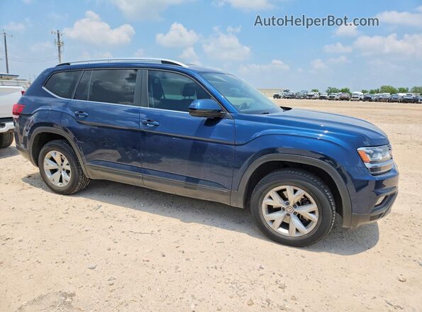 1V2LR2CA7JC538194 2018 VOLKSWAGEN ATLAS Blue Առջևի աջ