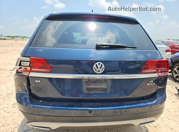 1V2LR2CA7JC538194 2018 VOLKSWAGEN ATLAS Blue Հետևի տեսք