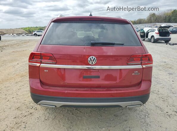 1V2LR2CA8JC510050 2018 VOLKSWAGEN ATLAS Red 