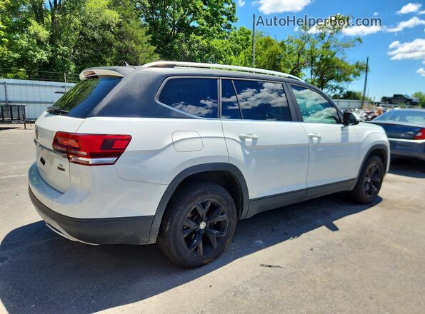 1V2LR2CAXJC506100 2018 VOLKSWAGEN ATLAS White Trasero derecho