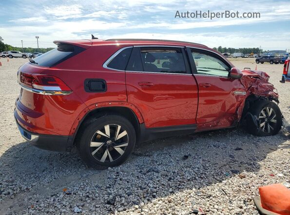 1V2MC2CA6LC204814 2020 VOLKSWAGEN ATLAS Red Задня права чверть