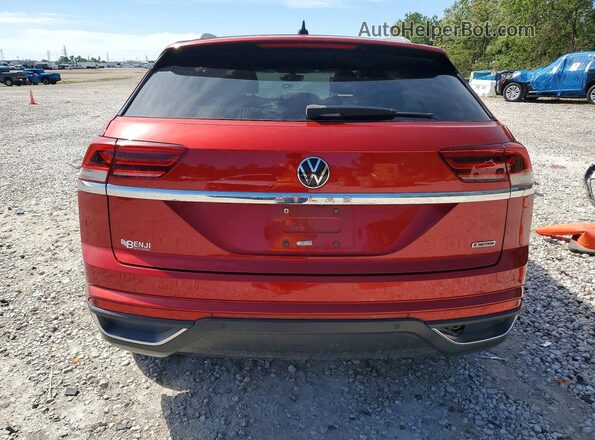 1V2MC2CA6LC204814 2020 VOLKSWAGEN ATLAS Red Вид ззаду