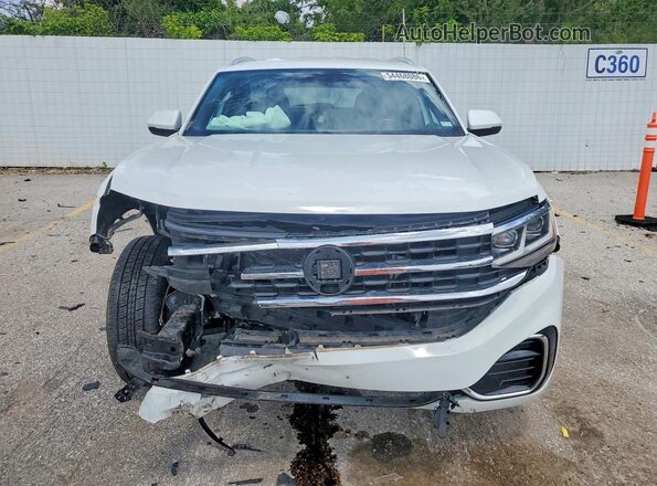 1V2ME2CA1MC233505 2021 VOLKSWAGEN ATLAS White Widok z przodu