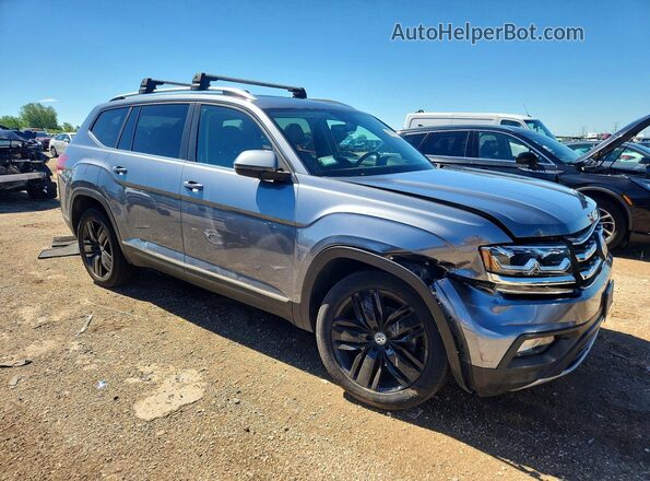 1V2MR2CA1JC514932 2018 VOLKSWAGEN ATLAS Gray Przód prawy