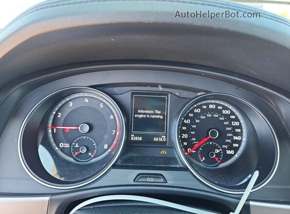 1V2MR2CA1JC514932 2018 VOLKSWAGEN ATLAS Gray Widok zestawu wskaźników