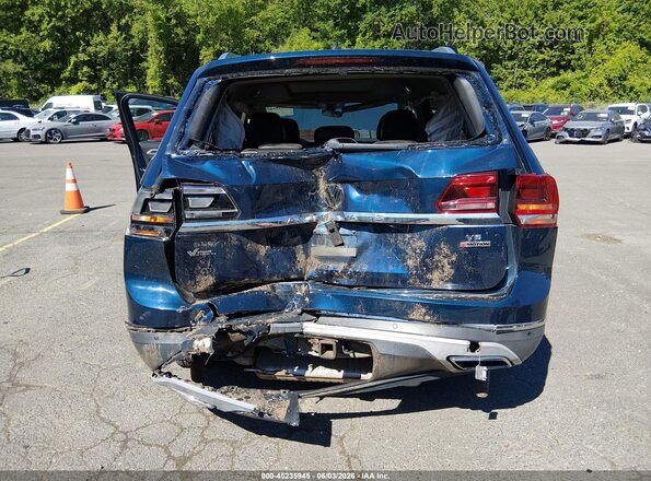 1V2MR2CA2JC510582 2018 VOLKSWAGEN ATLAS Blue Դիմացի տեսք