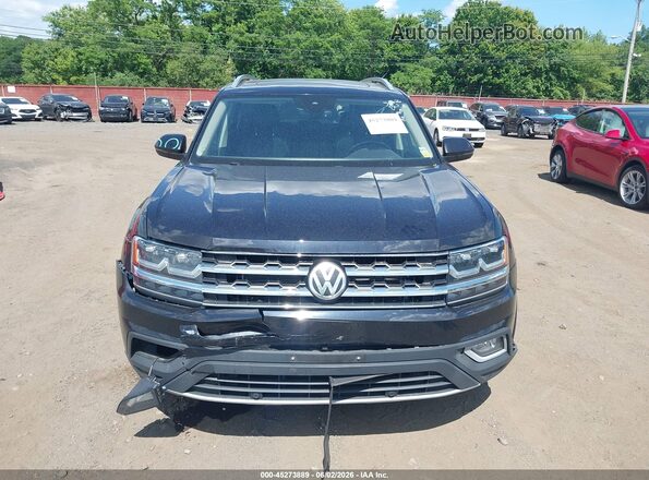 1V2MR2CA3JC540903 2018 VOLKSWAGEN ATLAS Black Widok zestawu wskaźników
