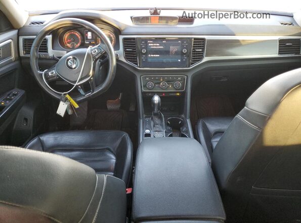 1V2MR2CA4JC561811 2018 VOLKSWAGEN ATLAS Black წინა პანელის ხედი