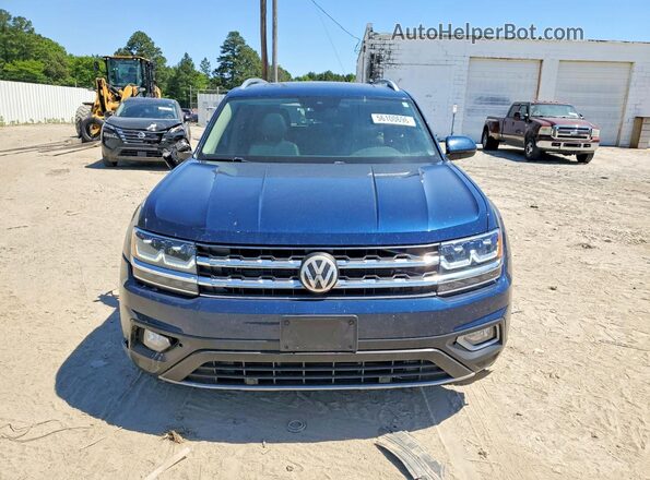 1V2MR2CA5JC539140 2018 VOLKSWAGEN ATLAS Blue Դիմացի տեսք