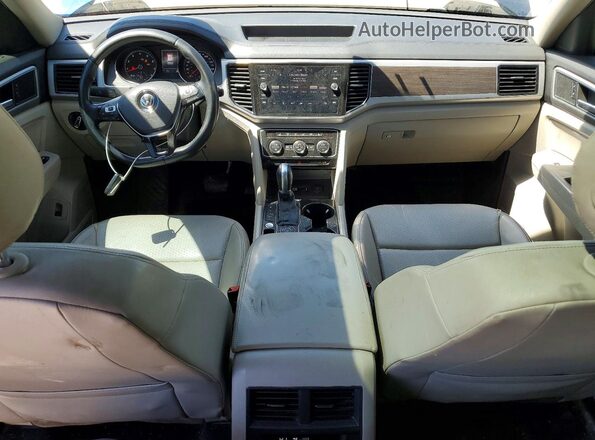 1V2MR2CA5JC539140 2018 VOLKSWAGEN ATLAS Blue Առջևի վահանակի տեսք