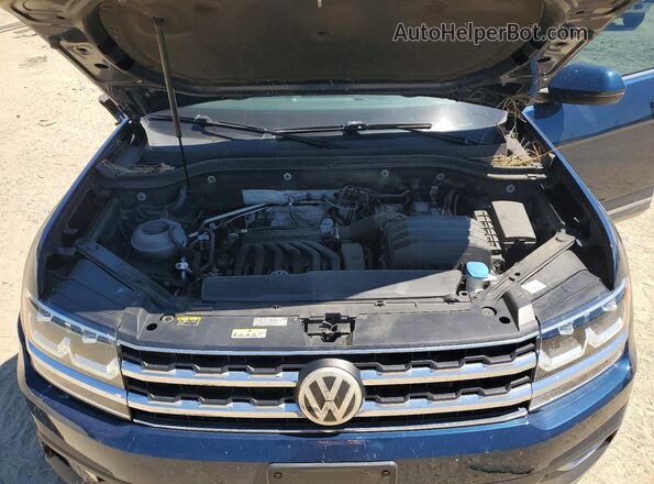 1V2MR2CA5JC539140 2018 VOLKSWAGEN ATLAS Blue Շարժիչի բաժամունքի տեսք