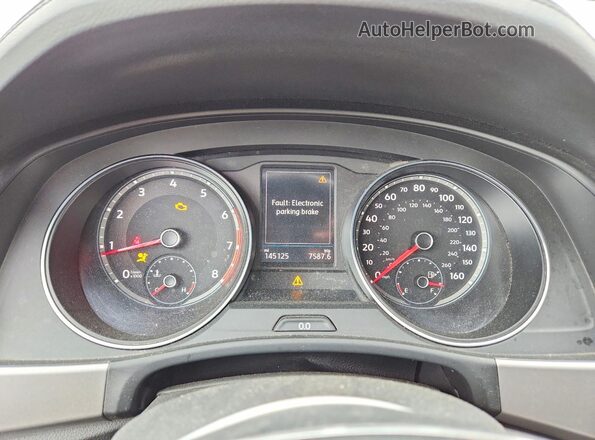 1V2MR2CA7JC556635 2018 VOLKSWAGEN ATLAS Gray ხელსაწყოთა პანელის ხედი