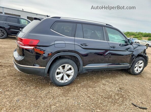 1V2MR2CA9JC537102 2018 VOLKSWAGEN ATLAS Черный Задняя правая четверть
