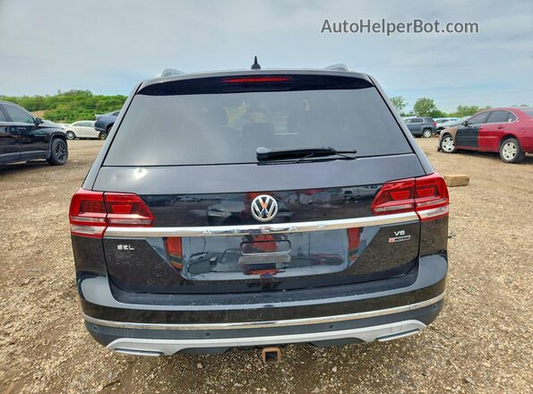 1V2MR2CA9JC537102 2018 VOLKSWAGEN ATLAS Черный Вид сзади