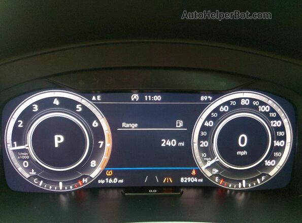 1V2MR2CAXKC539586 2019 VOLKSWAGEN ATLAS Черный 