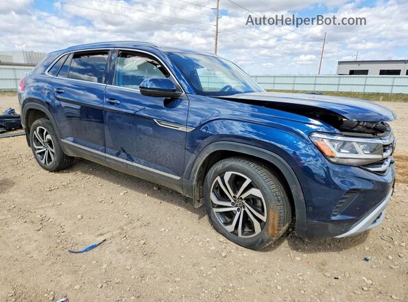 1V2NE2CAXLC222926 2020 VOLKSWAGEN ATLAS Blue Przód prawy