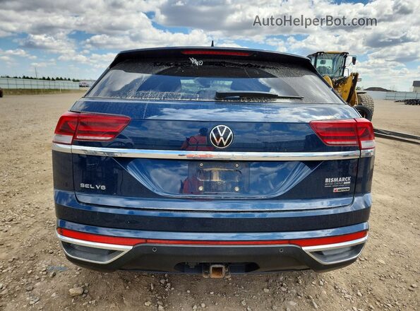 1V2NE2CAXLC222926 2020 VOLKSWAGEN ATLAS Blue Widok z tyłu