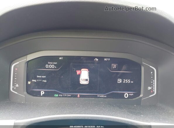 1V2NR2CA0KC562959 2019 VOLKSWAGEN ATLAS White Vista de los asientos traseros