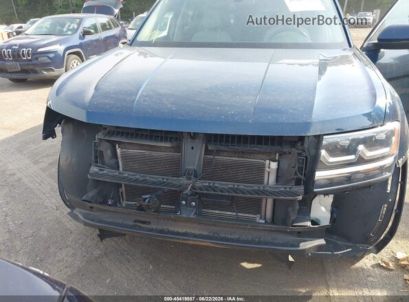 1V2NR2CA2JC525975 2018 VOLKSWAGEN ATLAS Blue Vista frontal