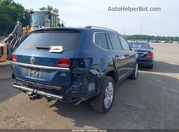 1V2NR2CA2JC525975 2018 VOLKSWAGEN ATLAS Blue Trasero derecho