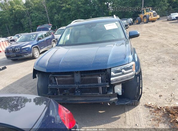 1V2NR2CA2JC525975 2018 VOLKSWAGEN ATLAS Blue Vista interior trasera
