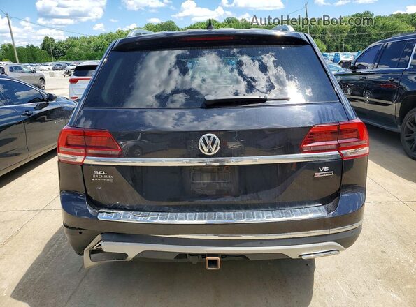 1V2NR2CA4JC580170 2018 VOLKSWAGEN ATLAS Black Widok z tyłu
