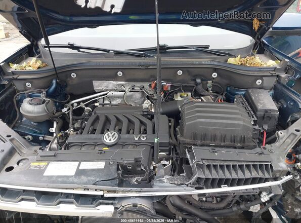 1V2NR2CA4KC623567 2019 VOLKSWAGEN ATLAS Blue Вид ззаду