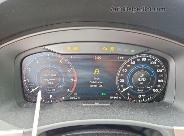 1V2NR2CA5JC507261 2018 VOLKSWAGEN ATLAS Silver Widok zestawu wskaźników