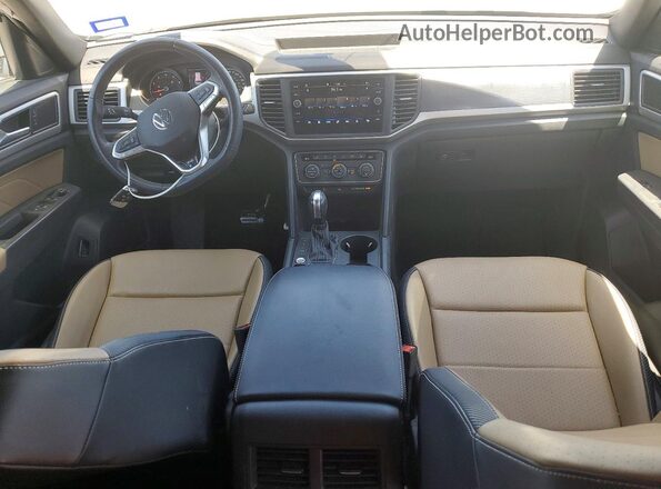 1V2PE2CA4MC240915 2021 VOLKSWAGEN ATLAS White Вид панелі приладів