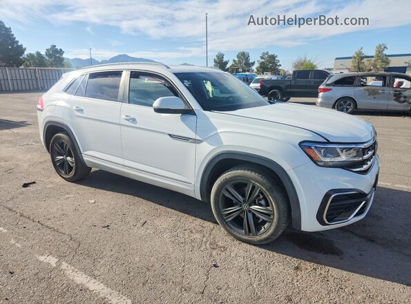 1V2PE2CA4MC240915 2021 VOLKSWAGEN ATLAS White Передня права чверть