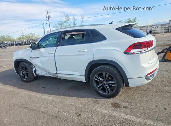 1V2PE2CA4MC240915 2021 VOLKSWAGEN ATLAS White Задня ліва чверть