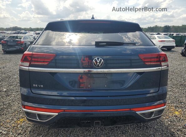 1V2PE2CA8MC224152 2021 VOLKSWAGEN ATLAS Blue Вид ззаду