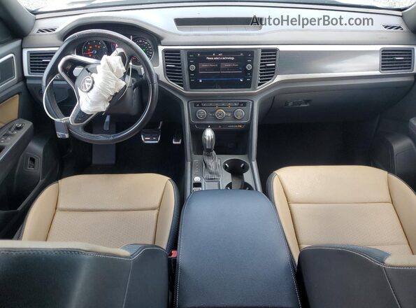 1V2PE2CA8MC224152 2021 VOLKSWAGEN ATLAS Blue Вид панелі приладів