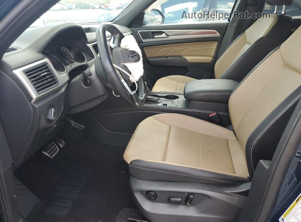 1V2PE2CA8MC224152 2021 VOLKSWAGEN ATLAS Blue Вид салону спереду