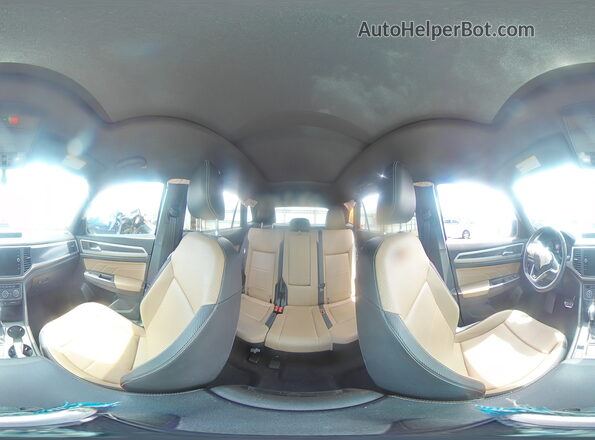 1V2PE2CA8MC224152 2021 VOLKSWAGEN ATLAS Blue Панорамний вид салону 360°