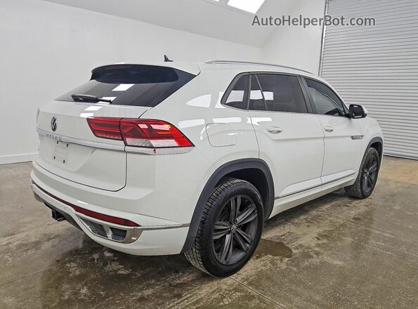 1V2PE2CA9MC202337 2021 VOLKSWAGEN ATLAS Белый Задняя правая четверть